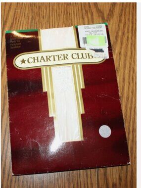 NIP 90s ULTRA SHEER BACK SEAM Pantyhose LACE EMBELLISHED Tall Nylon Hose